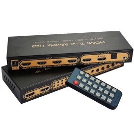 Матрица HDMI 6x2 EDID ARC PIP 1.4V 3D 4K Audio 5.1 | HDMX0006M1 | ASK | VenSYS.ua