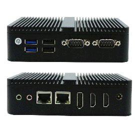 Industrial Fanless mini PC VenBOX M4B with Intel Celeron J6426/N100 2xHDMI DP LAN 8xUSB | M4B-J6426 | Eglobal | VenSYS.ua